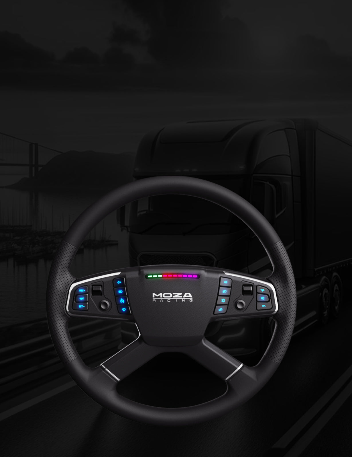 Moza R5 PRO Truck Bundle - truck steering wheel Moza TSW